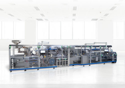 Estuchadora compacta - BLICA-600 - Heino Ilsemann GmbH - de pie / modular / para comprimidos