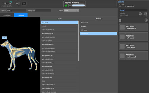 Software para imágenes médicas - Nexus® VET - VAREX Imaging - veterinario / de diagnóstico / de adquisición