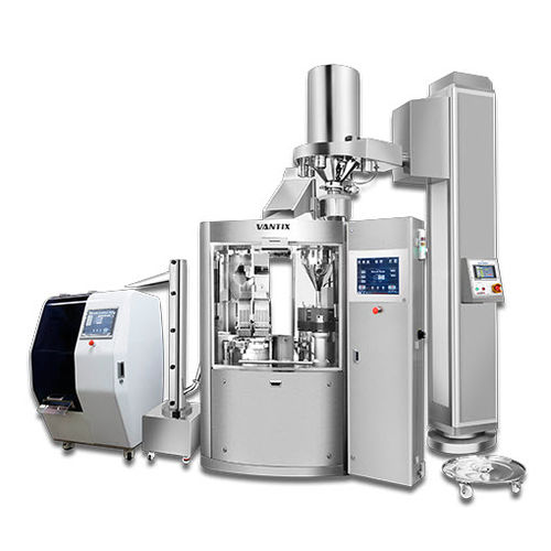 Llenadora para cápsulas - Sejong Pharmatech - automática / ponderal / de pie