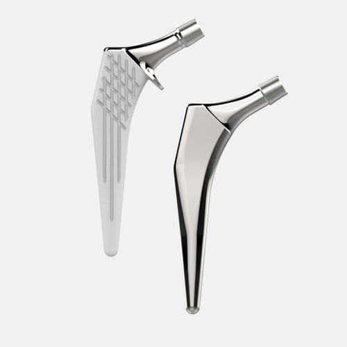 Vástago femoral mínimamente invasivo -  SYMBOL®  - Dedienne santé - cementado o no cementado