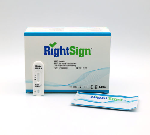 Prueba rápida de VIH - IHIV-C42 - Hangzhou Biotest Biotech Co. Ltd. - de sangre total / por plasma / de sangre capilar