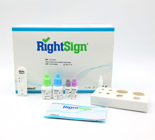 Prueba rápida de estreptococo A - ISTA series - Hangzhou Biotest Biotech Co. Ltd. - de garganta / inmunocromatográfica / con tira reactiva