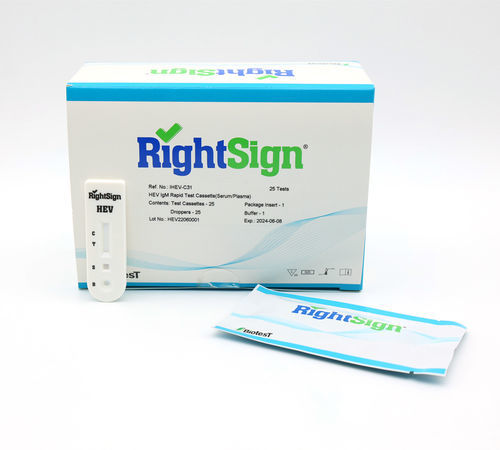 Prueba rápida de hepatitis E - IHEV-C31 - Hangzhou Biotest Biotech Co. Ltd. - de IgM / VHE / por plasma