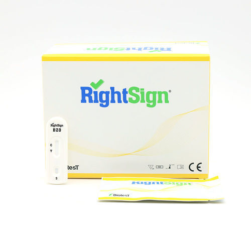Prueba rápida de detección de droga - BZO - Hangzhou Biotest Biotech Co. Ltd. - de saliva / de orina / inmunocromatográfica