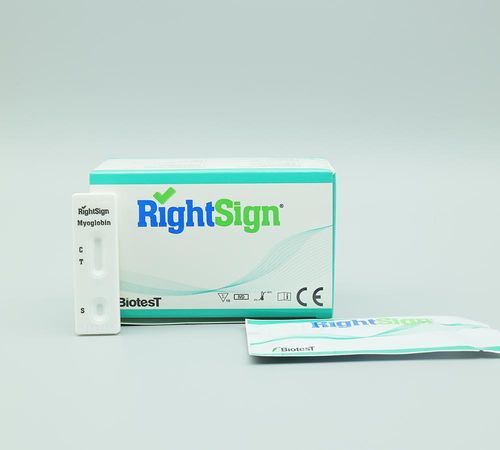 Prueba rápida de mioglobina - CMYO-C41 - Hangzhou Biotest Biotech Co. Ltd. - de suero / por plasma / de sangre total