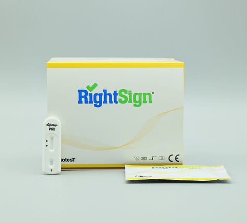 Prueba rápida de detección de droga - PGB - Hangzhou Biotest Biotech Co. Ltd. - de orina / inmunocromatográfica / con tira reactiva