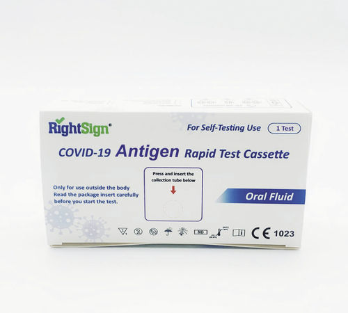 Prueba rápida para COVID-19 - ICOVG-C81H - Hangzhou Biotest Biotech Co. Ltd. - SARS-COV-2 / fluido oral / inmunocromatográfica