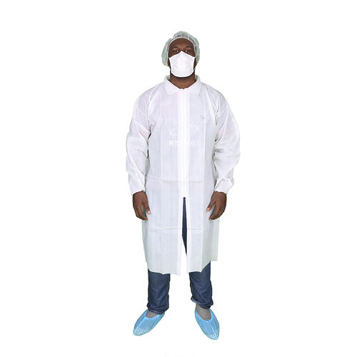 Casaca sanitaria blanca - WLLSZ - Hubei Wanli Protective Products - unisex / XXL / L