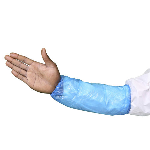 Manguito de polietileno - WLP06 - Hubei Wanli Protective Products - médico / no estéril / impermeable