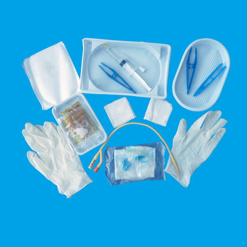 Kit médico de sondeo urinario - Changzhou Medical Bioengineering - con guantes / desechable