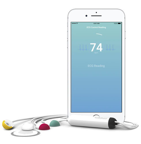 Electrocardiógrafo para diagnóstico en reposo - CardioSecur - 15 canales / para smartphone
