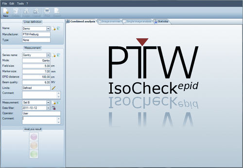Software de análisis - IsoCheck epid - PTW Freiburg Physikalisch-Technische-Werkstätten - de gestión de datos / para informes / de tratamiento