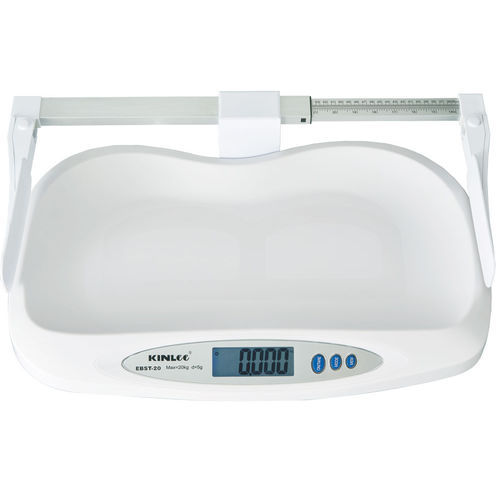 Pesabebés electrónico - EBST-20L - Zhongshan Jinli Electronic Weighing Equipment Co., Ltd - pediátrico / portátil / con medidor de talla