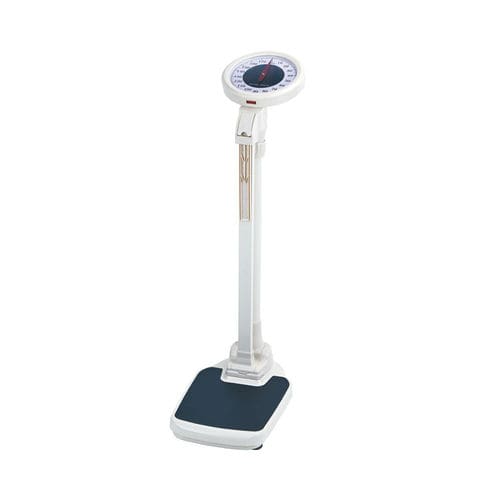 Balanza pesa-personas mecánica - JSA-180 - Zhongshan Jinli Electronic Weighing Equipment Co., Ltd - de columna / de esfera / con medidor de talla