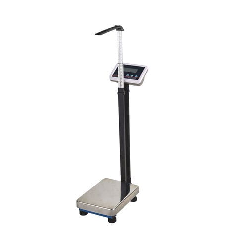 Balanza pesa-personas electrónica - TCS-180L - Zhongshan Jinli Electronic Weighing Equipment Co., Ltd - de columna / con medidor de talla