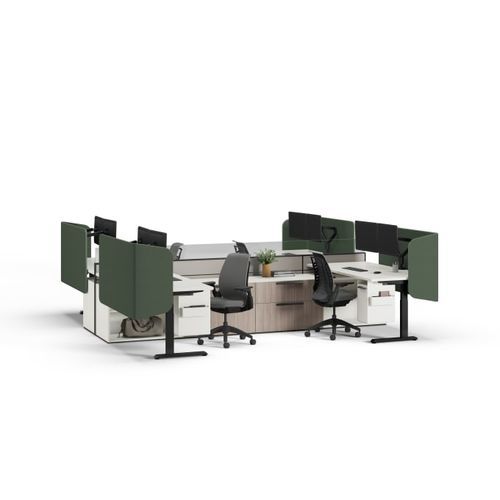 Biombo médico fijo - Universal - Allsteel