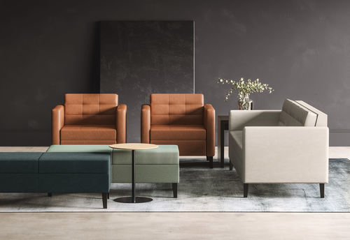 Sofá para sala de espera - Ciji - Allsteel - multiplaza / de diseño
