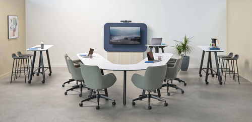 Mesa de trabajo - Admix - Allsteel - para sala de reuniones / de oficina / rectangular