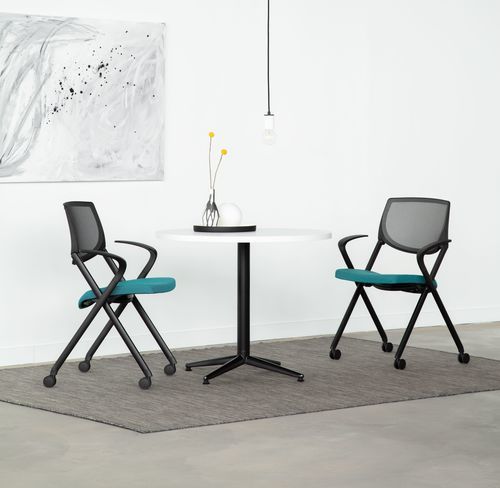 Silla de oficina con reposabrazos - Seek&reg; - Allsteel - con ruedas / portátil / ergonómica