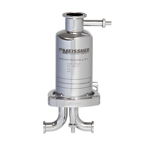 Caja de filtración de cartucho - Meissner Filtration Products - para líquido / de laboratorio / de acero inoxidable