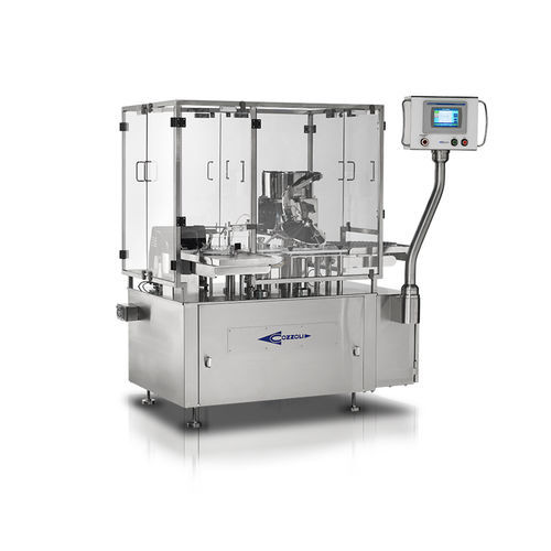 Máquina de llenado automática - FSV50 - Cozzoli Machine Company - de abajo a arriba / de pie / para líquido
