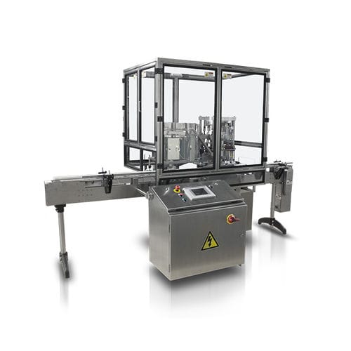 Máquina de rebordeado de frascos - CM Series - Cozzoli Machine Company - para la industria farmacéutica / rotativa / automática