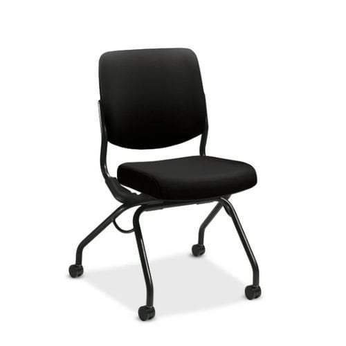 Silla para sala de espera - HPN1.A.UU.CU10.T - The HON Company - con ruedas / apilable / plegable