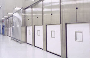 Puerta para sala blanca - PortaFab - de tambor