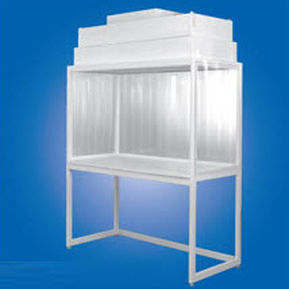 Cabina de limpieza para sala blanca - E series - Clean Rooms International - de pie / HEPA / de flujo laminar vertical