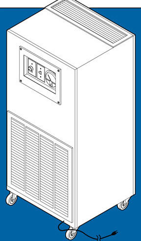 Purificador de aire para sala blanca - HEPA - Clean Rooms International