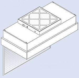 Unidad de filtración de aire - Undersized SAM® 24 Microsound  - Clean Rooms International - para sala blanca