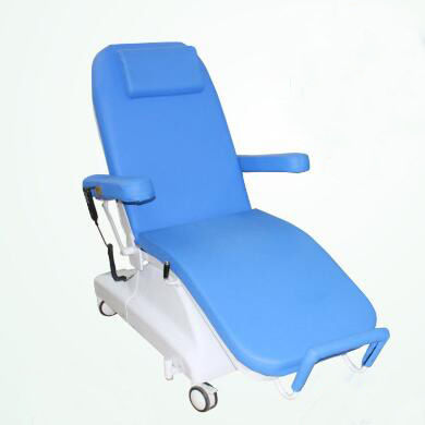 Sillón para hemodiálisis eléctrico - HO-S15 - Hongkong Medi - de 2 secciones / con ruedas / Trendelenburg