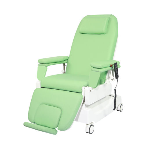 Sillón para hemodiálisis eléctrico - HO-S12 - Hongkong Medi - de 3 secciones / de altura variable / con ruedas