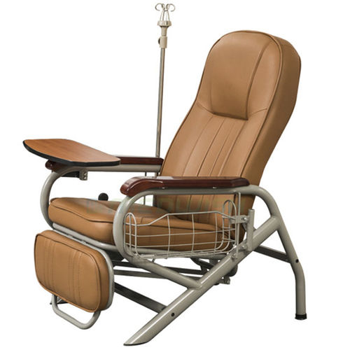 Sillón para extracción de sangre manual - HO-S7 - Hongkong Medi - de 3 secciones / con reposapiernas / reclinable