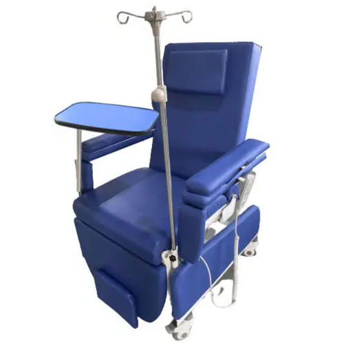 Sillón de quimioterapia eléctrico - HO-S12-1 - Hongkong Medi - de 3 secciones / con ruedas / con respaldo regulable
