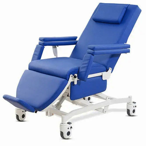 Sillón de quimioterapia eléctrico - HO-S12-6 - Hongkong Medi - de 3 secciones / con ruedas / con respaldo regulable
