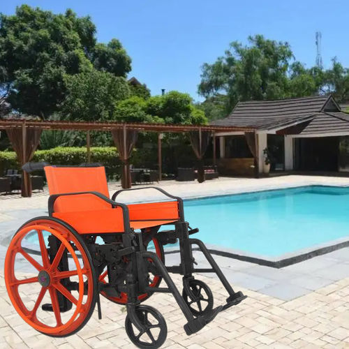 Silla de ruedas manual - HO-W101 - Hongkong Medi - de playa / para piscina / con reposapiernas