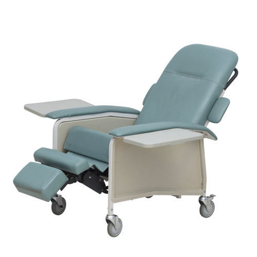 Sillón de quimioterapia manual - HO-S11-4 - Hongkong Medi - de 3 secciones / con ruedas / con respaldo regulable