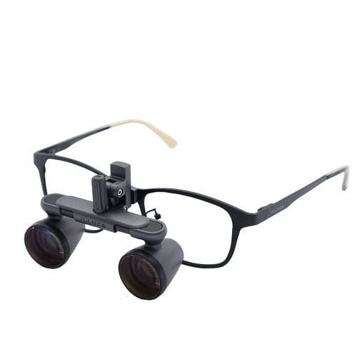 Lupa quirúrgica con sistema abatible - IFL - Illuco Corporation - con montura de gafas