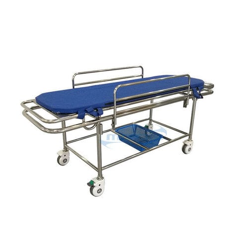 Carro camilla para traslado de pacientes - YA-PS09 - Zhangjiagang Medi Medical Equipment - manual / de 1 sección / de acero inoxidable
