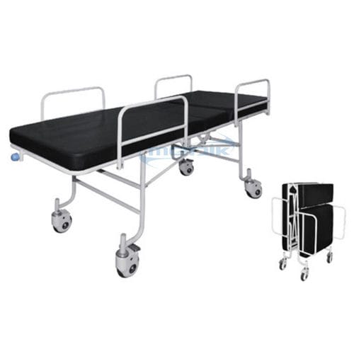 Carro camilla para traslado de pacientes - YA-PS11 - Zhangjiagang Medi Medical Equipment - manual / plegable / con respaldo regulable