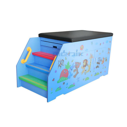 Camilla de exploración pediátrica - YA-EC-B02 - Zhangjiagang Medi Medical Equipment - infantil / manual / con espacio de almacenamiento