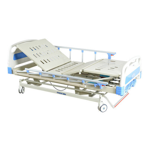 Cama de hospital - YA-H5-3 - Zhangjiagang Medi Medical Equipment - manual / de altura regulable / con ruedas