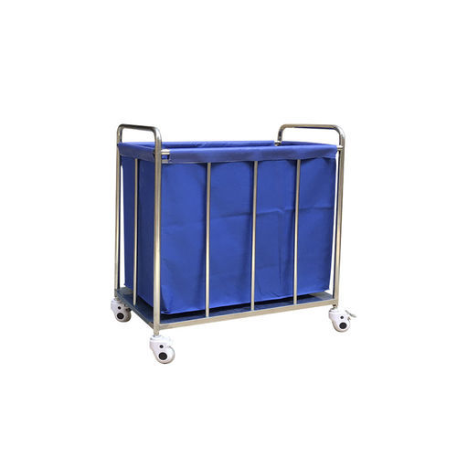 Carro para bolsas para ropa sucia - MK-S15 - Zhangjiagang Medi Medical Equipment - de hospital / para lavandería / con compartimento grande