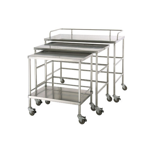 Carro de hospital - MK-S01 - Zhangjiagang Medi Medical Equipment - para instrumental / para cuidados / de acero inoxidable