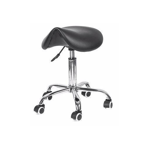 Taburete para centro sanitario - YA-S03 - Zhangjiagang Medi Medical Equipment - hidráulico / con forma de silla de montar / negro