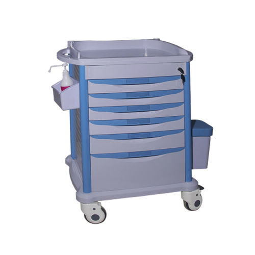 Carro médico - MK-P10 - Zhangjiagang Medi Medical Equipment - para instrumental / de dispensación de medicamentos / de plástico