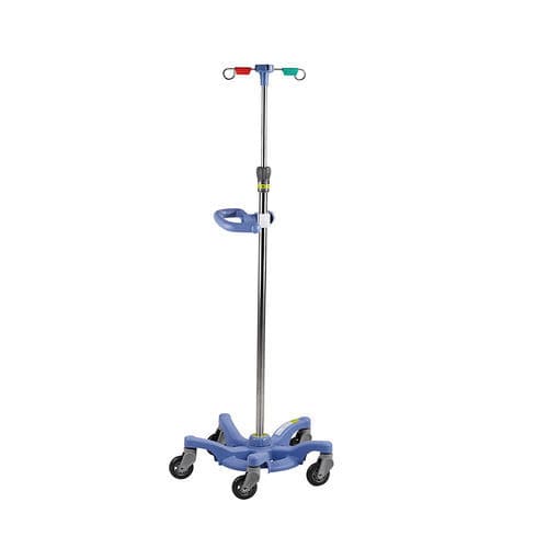 Portasueros con ruedas - MK-IS04 - Zhangjiagang Medi Medical Equipment - en riel / 4 ganchos / para carga pesada