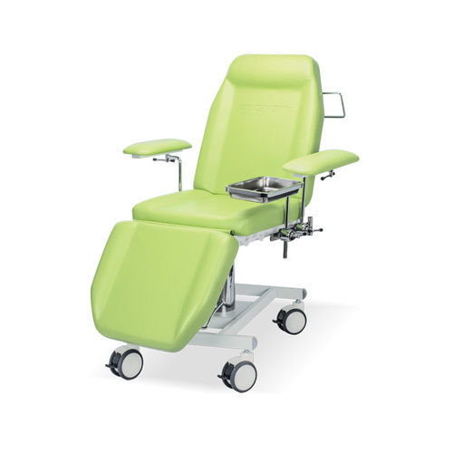 Sillón para tratamiento hidráulico - YA-DS-H01 - Zhangjiagang Medi Medical Equipment - de 3 secciones / con ruedas / de altura variable