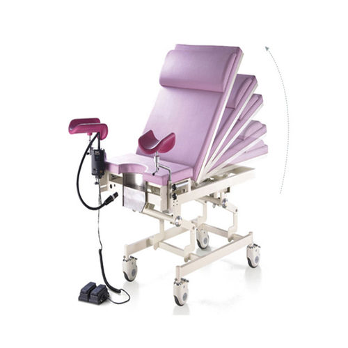 Camilla de exploración ginecológica - YA-EC-U05 - Zhangjiagang Medi Medical Equipment - eléctrica / de altura variable / con pedaleador de ejercicio ergométrico